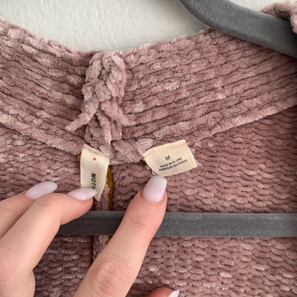 MOTH Blush Chenille Knit Oversized Sweater - Picture 4 of 8